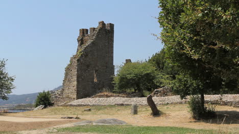 Spanien-Torres-In-Rio-Ulla-Turmruine