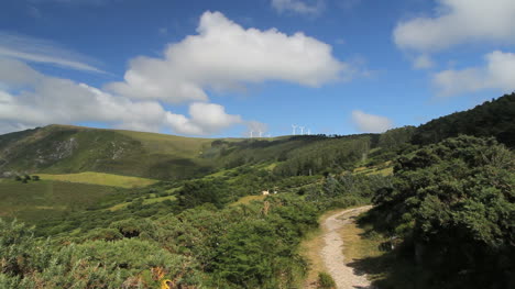 Spanien-Galizien-Nordküste-Windmühlen
