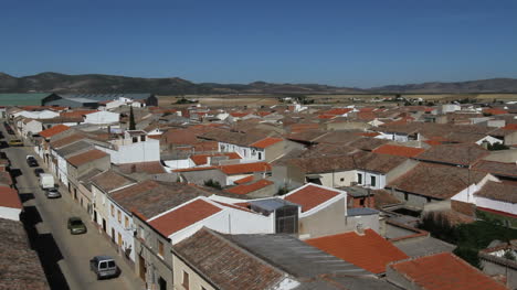 Spain-Castile-Calzada-De-Calatrava-Rooftops-Street-1