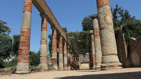 Spanien-Merida-Säulen-Des-Hauses