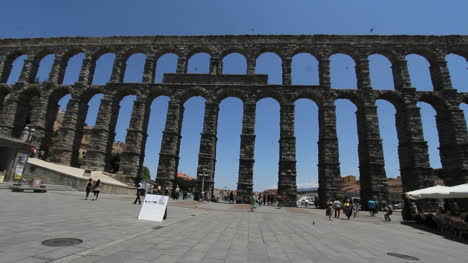 España,-Segovia,-Acueducto,-Vista