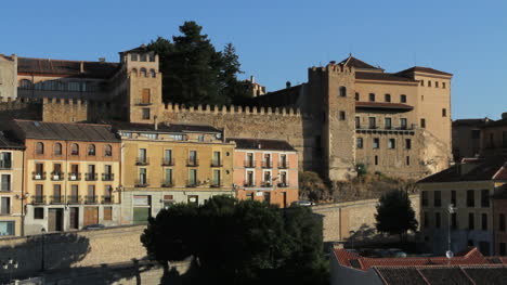 Segovia-morning-walls-in-Spain
