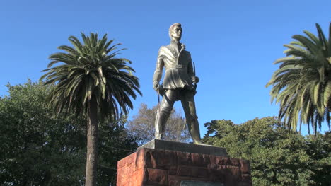 Chile-Statue-In-Einer-Casa-Blanca-Plaza