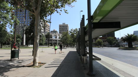 Santiago-Bushaltestelle
