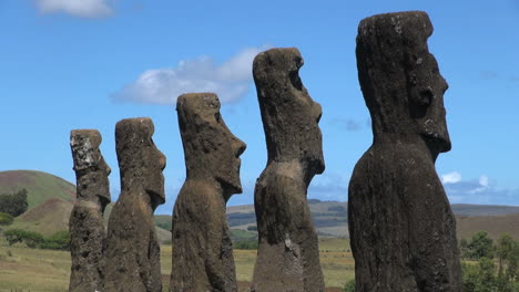 Isla-De-Pascua-Ahu-Akivi-Moai-Sol-Se-Oscurece-En-La-Espalda-5a