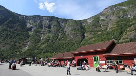 Norwegen-Flam-Bahnhof-C
