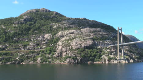 Norway-Lysefjord-sailing-toward-bridge-5s