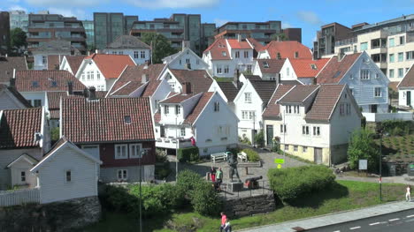 Norwegen-Stavanger-Altstadtpark-S