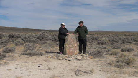 Wyoming-South-Pass-Monumento-Rock-Par-En-El-Viento