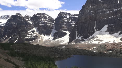 Kanada-Alberta-Eiffelsee-Gipfel-Vista-S