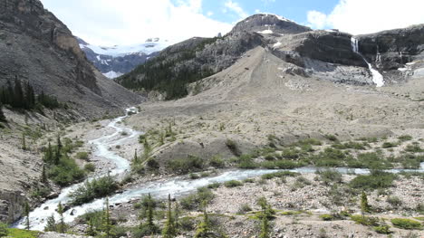 Kanadische-Rockies-Banff-Bow-Gletscherfälle