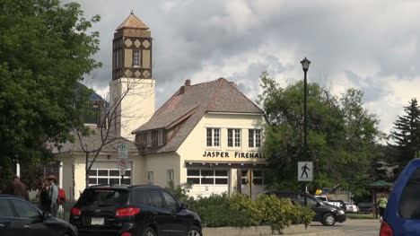 Kanada-Alberta-Jaspis-Feuerhalle