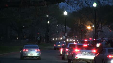 DC-Verkehrsabend-Rücklichter