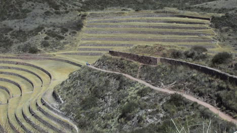 Peru-Muräne-Landwirtschaftliche-Terrassen-Mit-Pfad