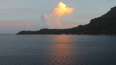 Bora-Bora-cloud-and-reflection-in-lagoon