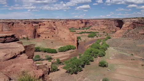 Arizona-Canyon-De-Chelly-Stream-Blick-Vom-Tsego-überblick