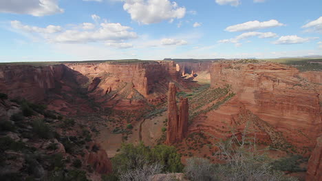 Arizona-Canyon-De-Chelly-Spider-Rock-übersehen