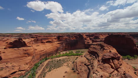 Cañón-De-Chelly-Casa-Blanca-Pasar-Por-Alto-Lapso-De-Tiempo