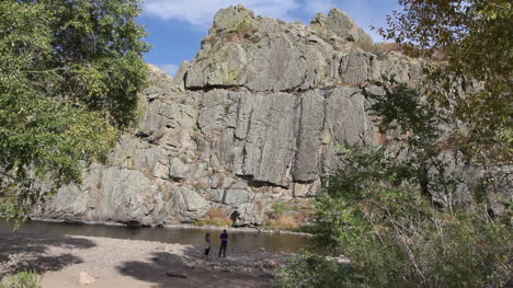 Colorado-shere-rock-walls-above-stream