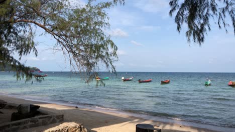 Playa-De-Sairee,-Koh-Tao,-Tailandia