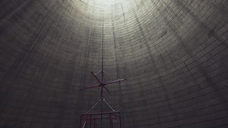 A-gondola-is-placed-inside-the-hollow-center-of-the-Orlando-power-plant-cooling-tower-in-Johannesburg-South-Africa