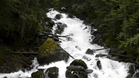 Tilt-down-shot-of-Uelhs-deth-Joèu-waterfall