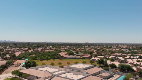 Drone-footage-of-a-residential-neighborhood-in-Arizona