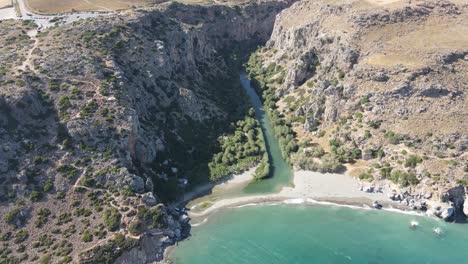 Exotische-Bucht-Und-Strand-Von-Preveli-In-Griechenland