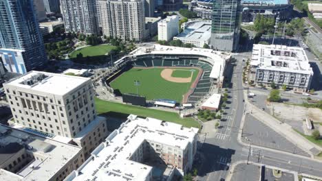 Circling-around-Charlotte-Knights-stadium