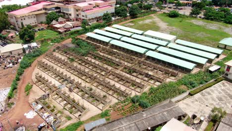 Schuss-Des-Industriegebiets-Abuja-Geschäftsviertel