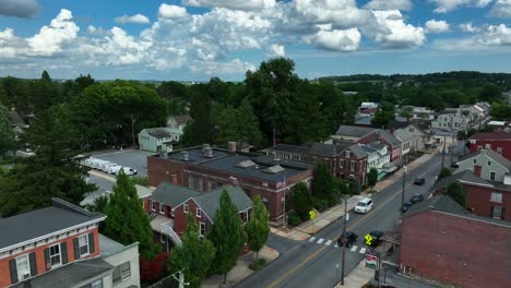 Pequeña-Ciudad-Histórica-En-Estados-Unidos