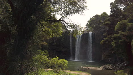 Icónicas-Cataratas-Whangarei-En-Northland,-Nueva-Zelanda