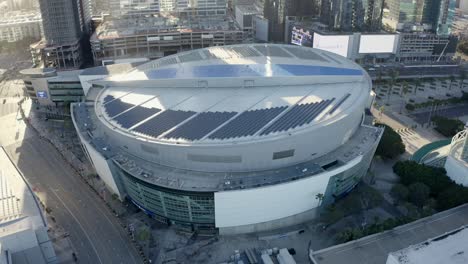 Aerial-view-of-old-Staples-Center-and-new-Crypto-Arena-in-Los-Angeles