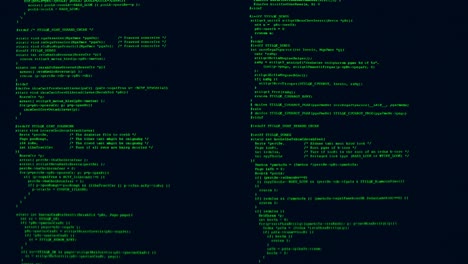 Intentional-distortion-and-glitch-fx:-a-double-set-of-source-code-instructions-scrolling-on-a-computer-monitor