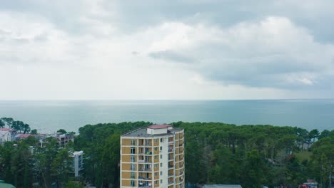 Apartment-Hotel-On-The-Coastline-Of-The-Black-Sea-In-Ureki,-Georgia