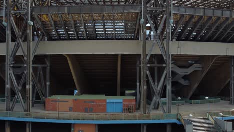 The-outside-view-of-the-beautiful-Neapolitan-stadium,-Diego-Armando-Maradona