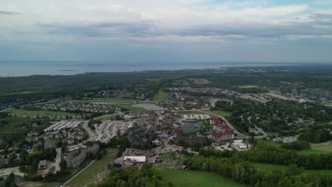 Blue-Mountain-Ontario-Canada-afternoon--drone-shot