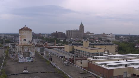 4k-drone-view-of-abandoned-manufacturing-plant-in-Detroit-28