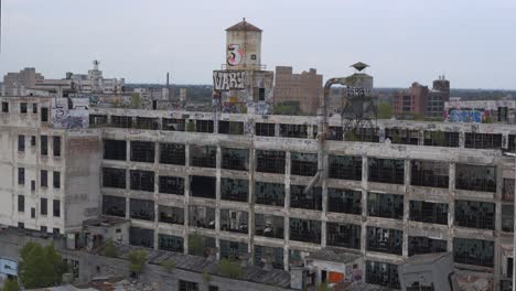 4k-drone-view-of-abandoned-manufacturing-plant-in-Detroit-19