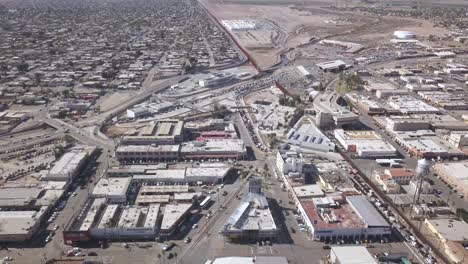 Drone-flying-over-Mexico-aside-the-border-of-the-United-States-of-America