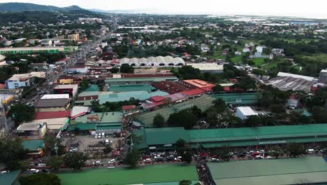 Aerial-view-above-showing-the-huge-province-of-Taytay-Rizal,-Philippines