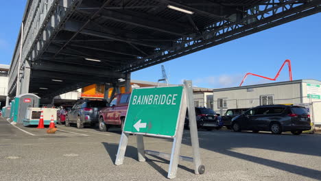 Sign-directing-people-to-the-Seattleâ€“Bainbridge-ferry-loading-and-ride-to-Bainbridge-Island-at-Winslow