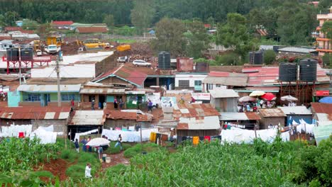 Busy-Africa-Village-Wide-Establishing-View