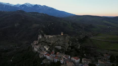 Aerial-video-of-the-medieval-Castle-of-Roccascalegna-in-Italy-1