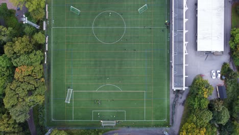 Fußballplatz-In-Einem-Park
