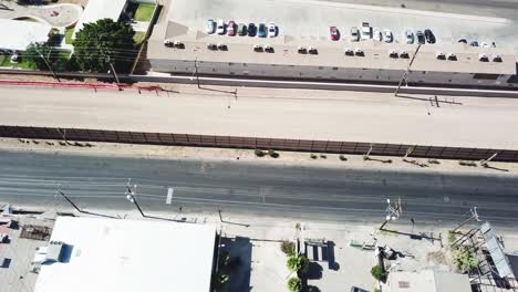 View-of-a-drone-crossing-over-the-USA-Mexico-border