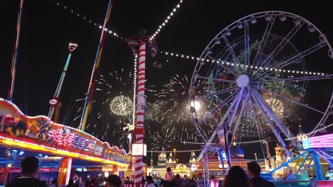 Global-village-Dubai-fireworks-at-night