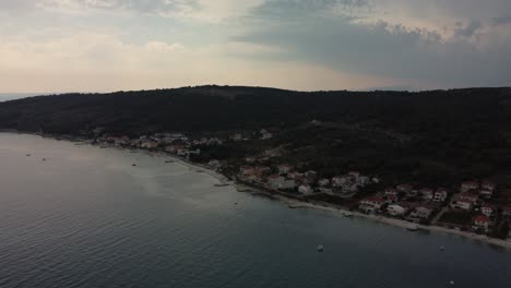 Aerial-Footage-of-a-Croatian-Sides-Town