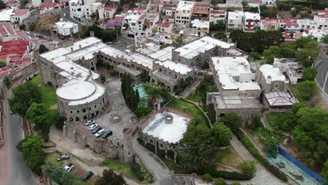 Castle-Hotel-in-Guanajuato-aerial-shot