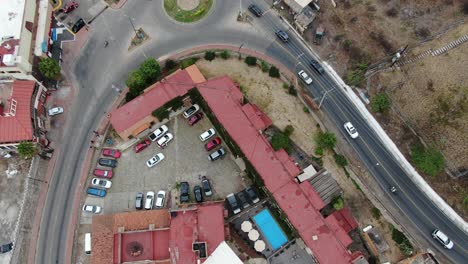 Luftaufnahme-Einer-Belebten-Straße-In-Guanajuato